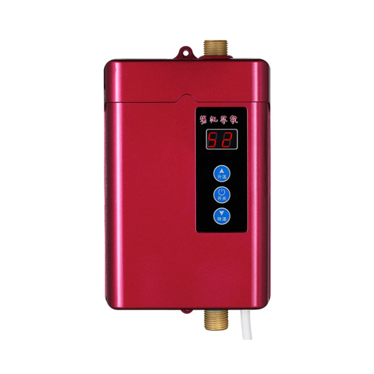 AU Plug 4000W Electric Water Heater With Remote Control Adjustable Temperate(Red) - Water Heaters & Parts by buy2fix | Online Shopping UK | buy2fix