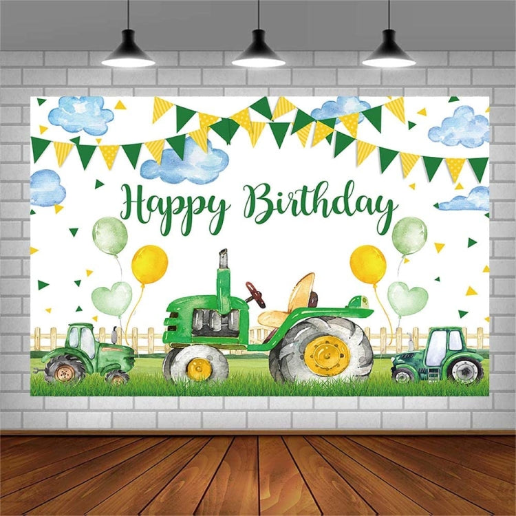 180x240cm  Farm Tractor Photography Backdrop Cloth Birthday Party Decoration Supplies -  by buy2fix | Online Shopping UK | buy2fix