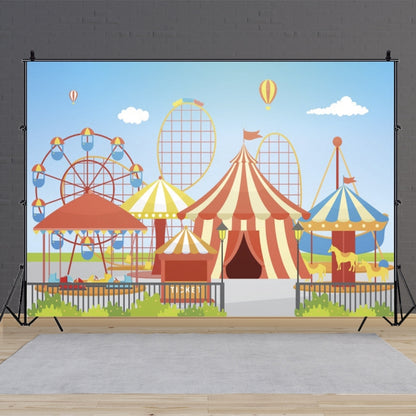 150 x 100cm Circus Amusement Park Ferris Wheel Photography Background Cloth(MDA40715) -  by buy2fix | Online Shopping UK | buy2fix