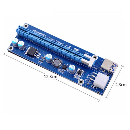 PCE164P-N03 VER006C Mini PCI-E 1X To 16X Riser For Laptop External Image Card, Spec: Blackboard 6pin - Add-on Cards by buy2fix | Online Shopping UK | buy2fix