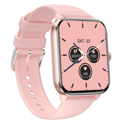 Aluminum Voice Assistant Music Blood Glucose Watch(Pink) - Smart Watches by buy2fix | Online Shopping UK | buy2fix