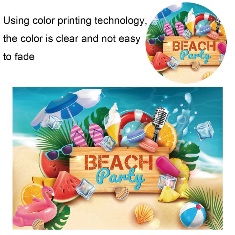 80x120cm Summer Pool Party Decoration Backdrop Swimming Ring Photography Background Cloth(11418495) -  by buy2fix | Online Shopping UK | buy2fix