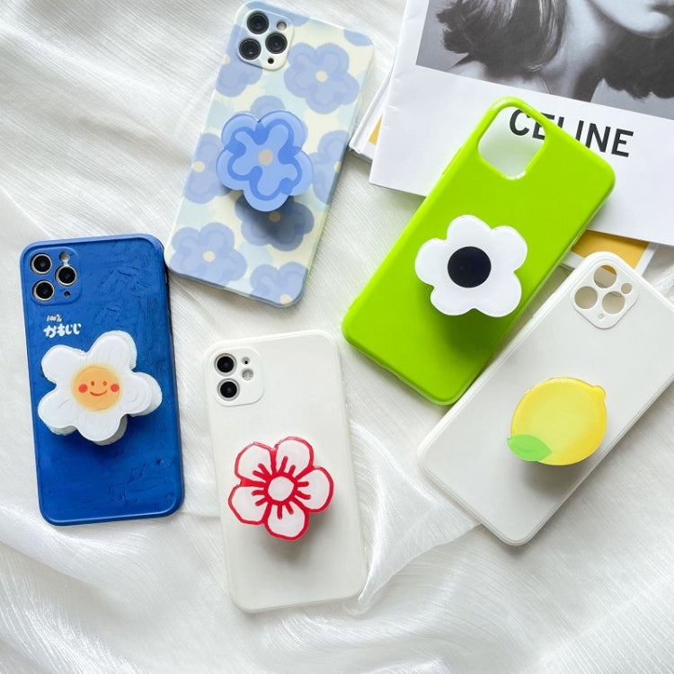 5pcs Sunflower Drip Glue Airbag Mobile Phone Holder(M103 Lemon) - Ring Holder by buy2fix | Online Shopping UK | buy2fix