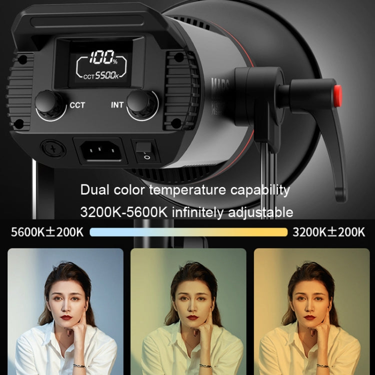 TRIOPO M200Bi Dual Color Temperature Live Broadcast Light Lamp Indoor Photography Lamp(EU Plug) -  by TRIOPO | Online Shopping UK | buy2fix