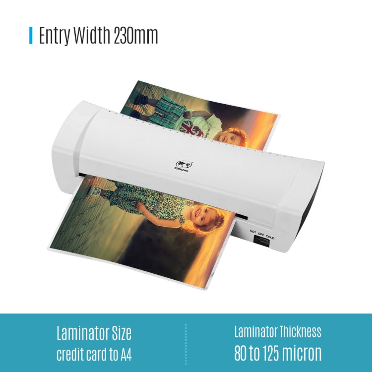 Osmile SL200 A4 Photo Cold and Hot Laminating Machine 340mm/min Speed EU Plug - Photo Film Covering Machine by Osmile | Online Shopping UK | buy2fix