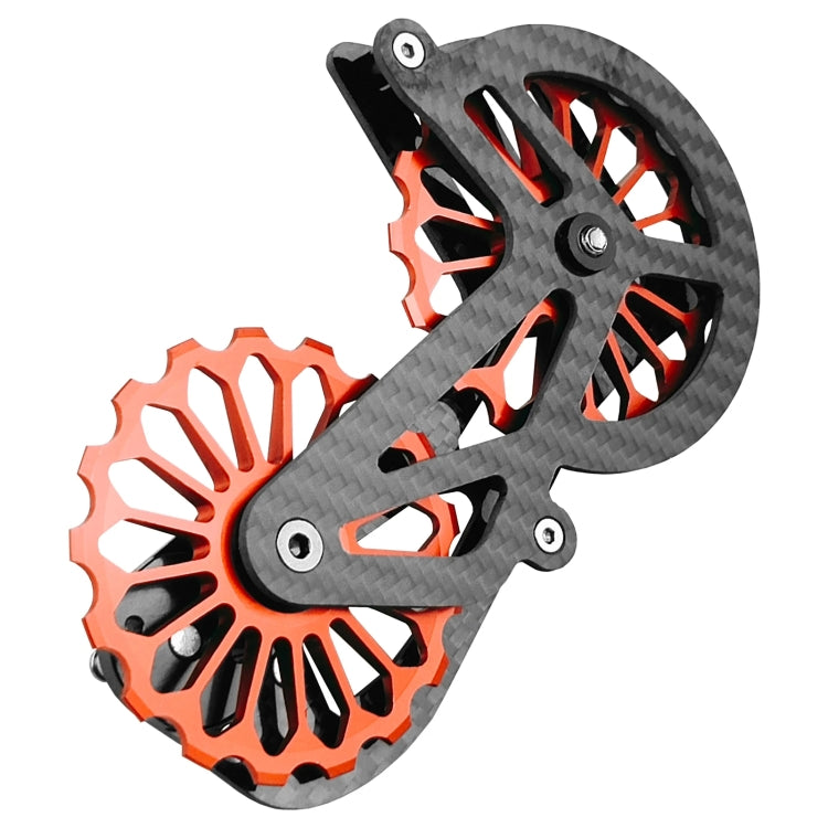 Carbon Fiber Guide Wheel For Road Bike Bicycle Bearing Rear Derailleur Guide Wheel Parts, Model Number: SD2 Red - Guide wheels by BIKERSAY | Online Shopping UK | buy2fix