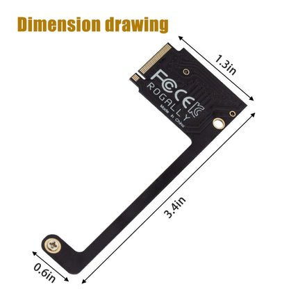 For ASUS Rog Ally Modified M2 Hard Drive PCIE4.0 Riser Card, Spec: Long - Add-on Cards by buy2fix | Online Shopping UK | buy2fix