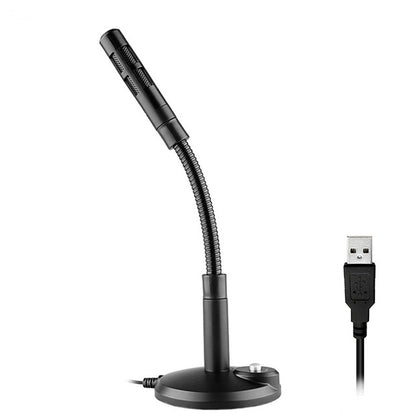 USB Condenser Microphone with Cable for Computer PC Desktop Laptop Notebook Cable Recording Gaming Podcasting, Color:Black - Consumer Electronics by buy2fix | Online Shopping UK | buy2fix