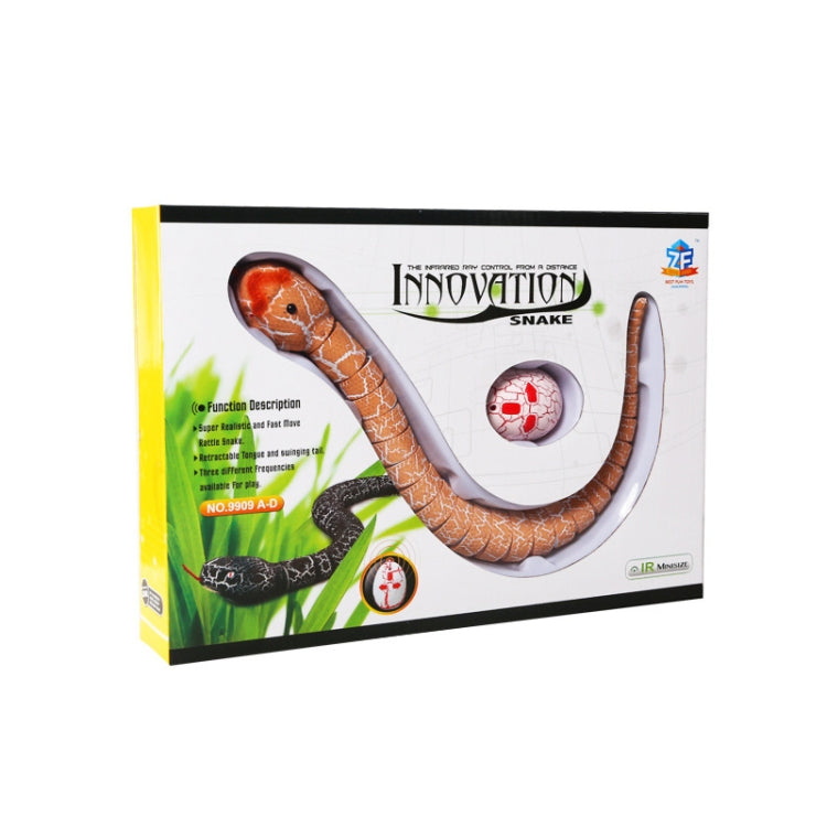 Tricky Funny Toy Infrared Remote Control Scary Creepy Snake, Size: 38*3.5cm(Orange) -  by buy2fix | Online Shopping UK | buy2fix