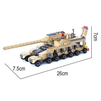 KAZI Super Tanks Building Blocks 16 in 1 Sets Bricks Model Brinquedos Toys, Age Range: 6 Years Old Above - Building Blocks by buy2fix | Online Shopping UK | buy2fix