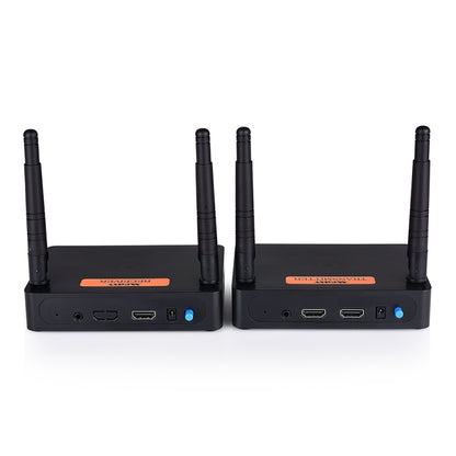 Measy FHD676 Full HD 1080P 3D 5-5.8GHz Wireless HDMI Transmitter (Transmitter + Receiver) Transmission Distance: 200m, Specifications:EU Plug - Set Top Box & Accessories by Measy | Online Shopping UK | buy2fix