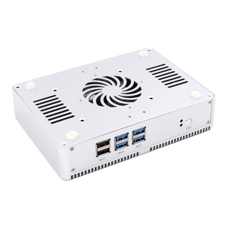 HYSTOU H2 Windows / Linux System Mini PC, Intel Core I3-7167U Dual Core Four Threads up to 2.80GHz, Support mSATA 3.0, 8GB RAM DDR4 + 256GB SSD (White) - Windows Mini PCs by HYSTOU | Online Shopping UK | buy2fix