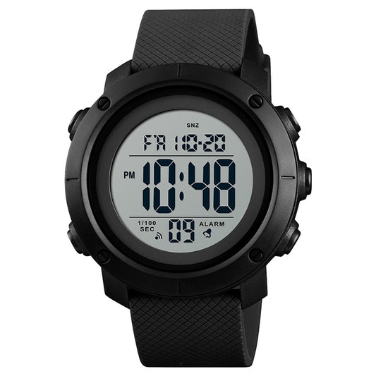 SKMEI 1426 Multifunctional Outdoor Fashion Noctilucent Waterproof White Machine Rubber Ring Digital Watch(Black) - Sport Watches by SKMEI | Online Shopping UK | buy2fix