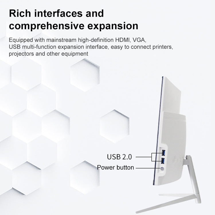 PC-K6 E5 21.5 inch Borderless Business All in One PC, 8GB+256GB Windows 7 Intel i5-3470 Quad Core - All in One PC by buy2fix | Online Shopping UK | buy2fix