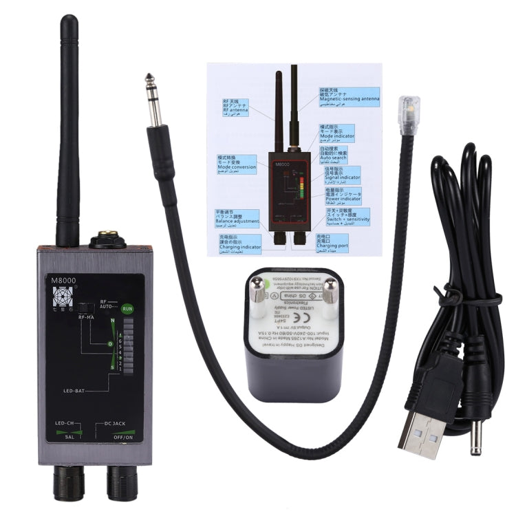 M8000 Multi-functional Detector Anti-Spy Anti-Monitor, Anti-Tracker - WiFi Signal Detector by buy2fix | Online Shopping UK | buy2fix