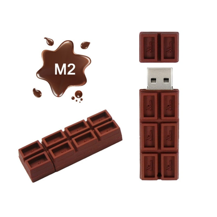 MicroDrive 64GB USB 2.0 Creative Chocolate U Disk - USB Flash Drives by MicroDrive | Online Shopping UK | buy2fix